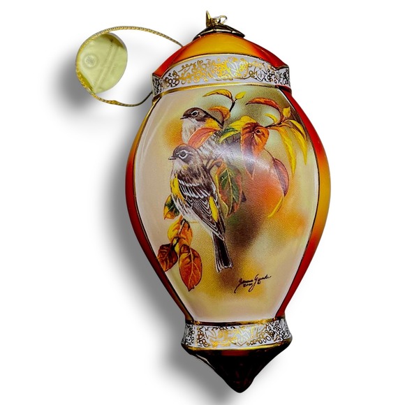 The Unbranded Brand Other - 2000 Bradford Edition Ornament Crowing‎ Glory Illusive Wings 5.75" Janene Grande